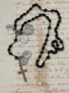 Rosary and Small Medals