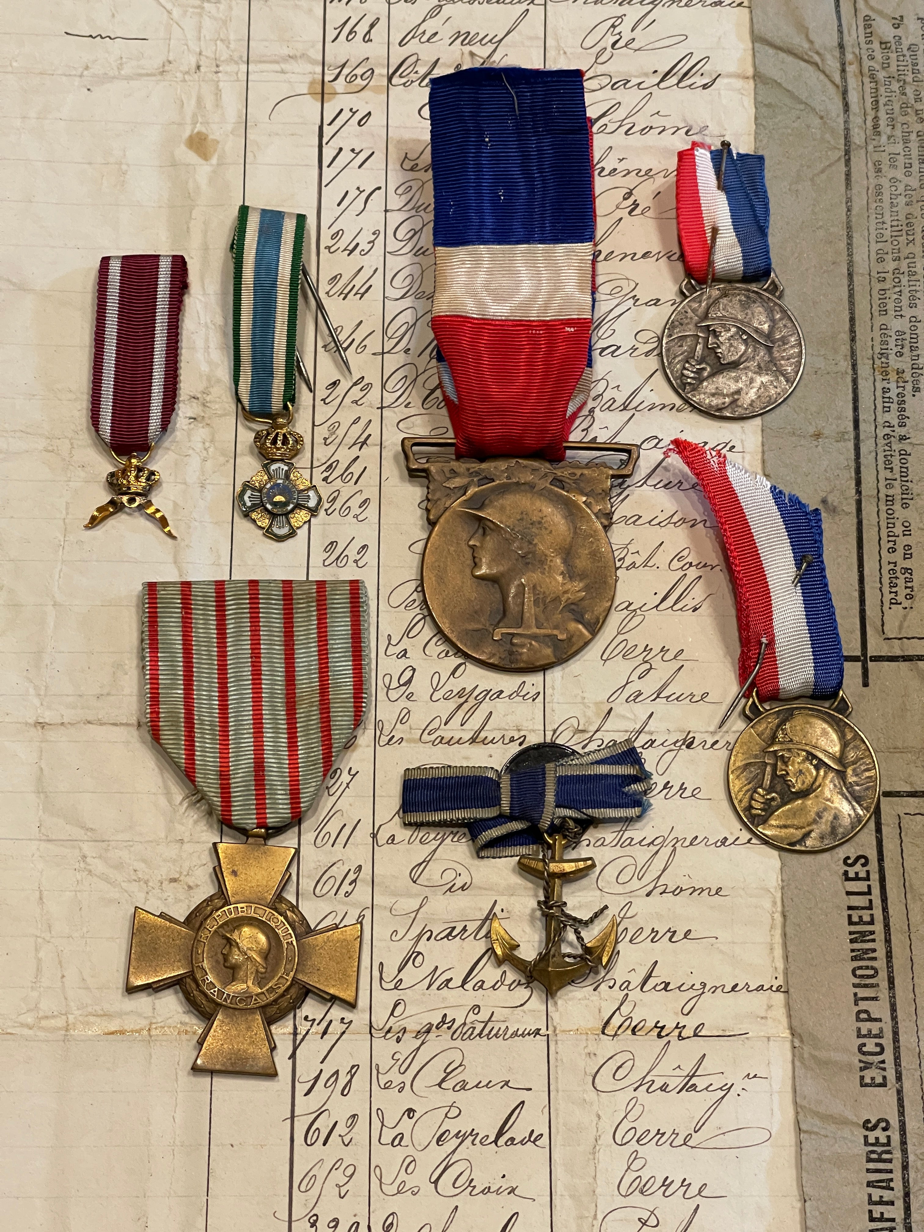 Antique French Medals - A1
