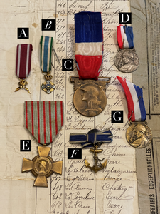 Antique French Medals - A1