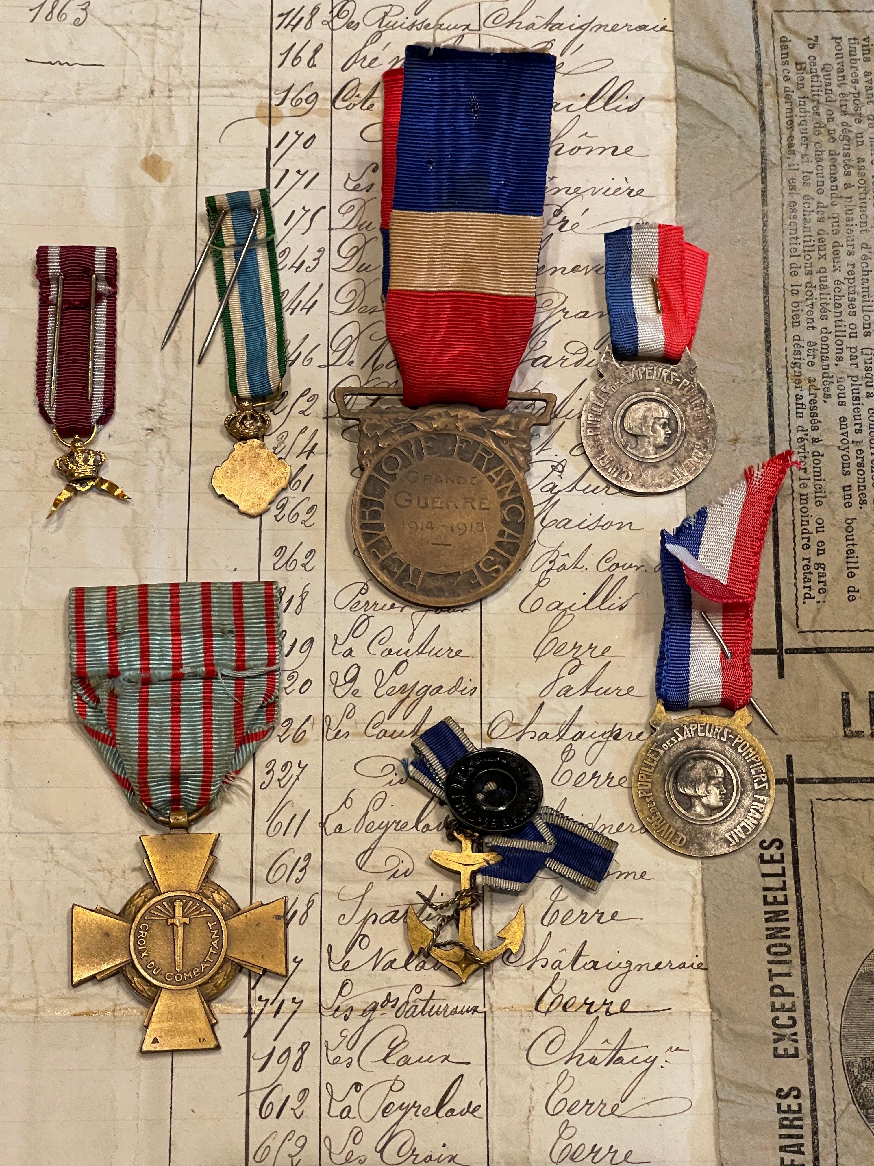 Antique French Medals - A1
