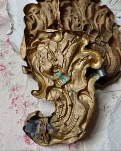 19th Century French Gilded Tole Cache Clous