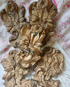 19th Century French Gilded Tole Cache Clous