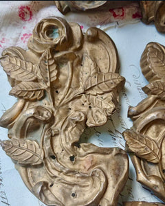 19th Century French Gilded Tole Cache Clous