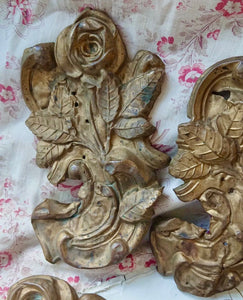 19th Century French Gilded Tole Cache Clous