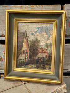 1800s Antique French Miniature Painting