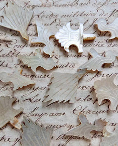 Antique 1800's French Mother of Pearl Pieces