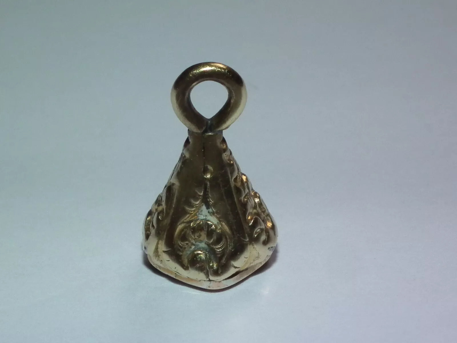 Rare 1840's 9ct Gold Carnelian Musical Lyre Seal/Fob