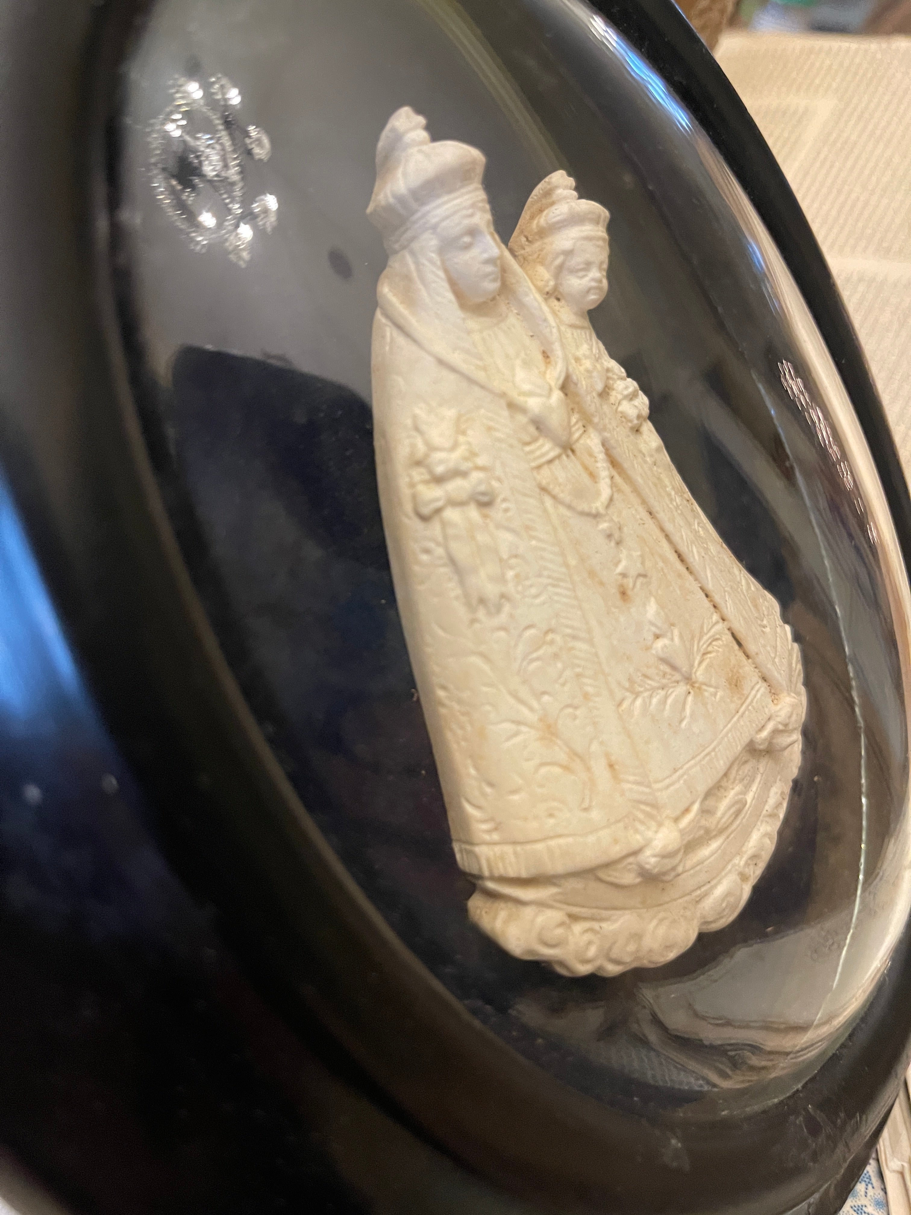 Beautiful Napoleon III Religious Icon from N.D. Fourviere