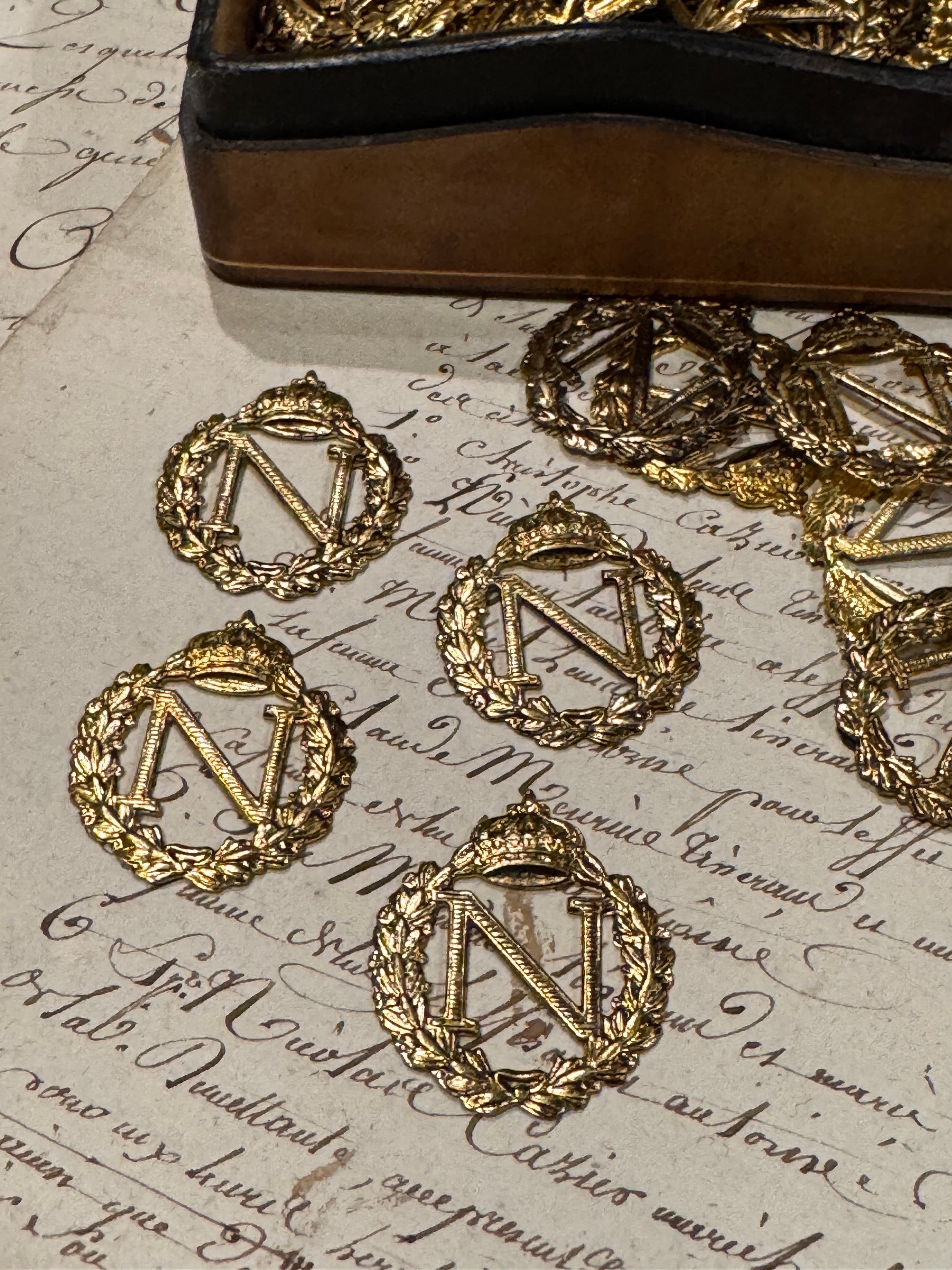 Napoleon Bonaparte I Brass Findings