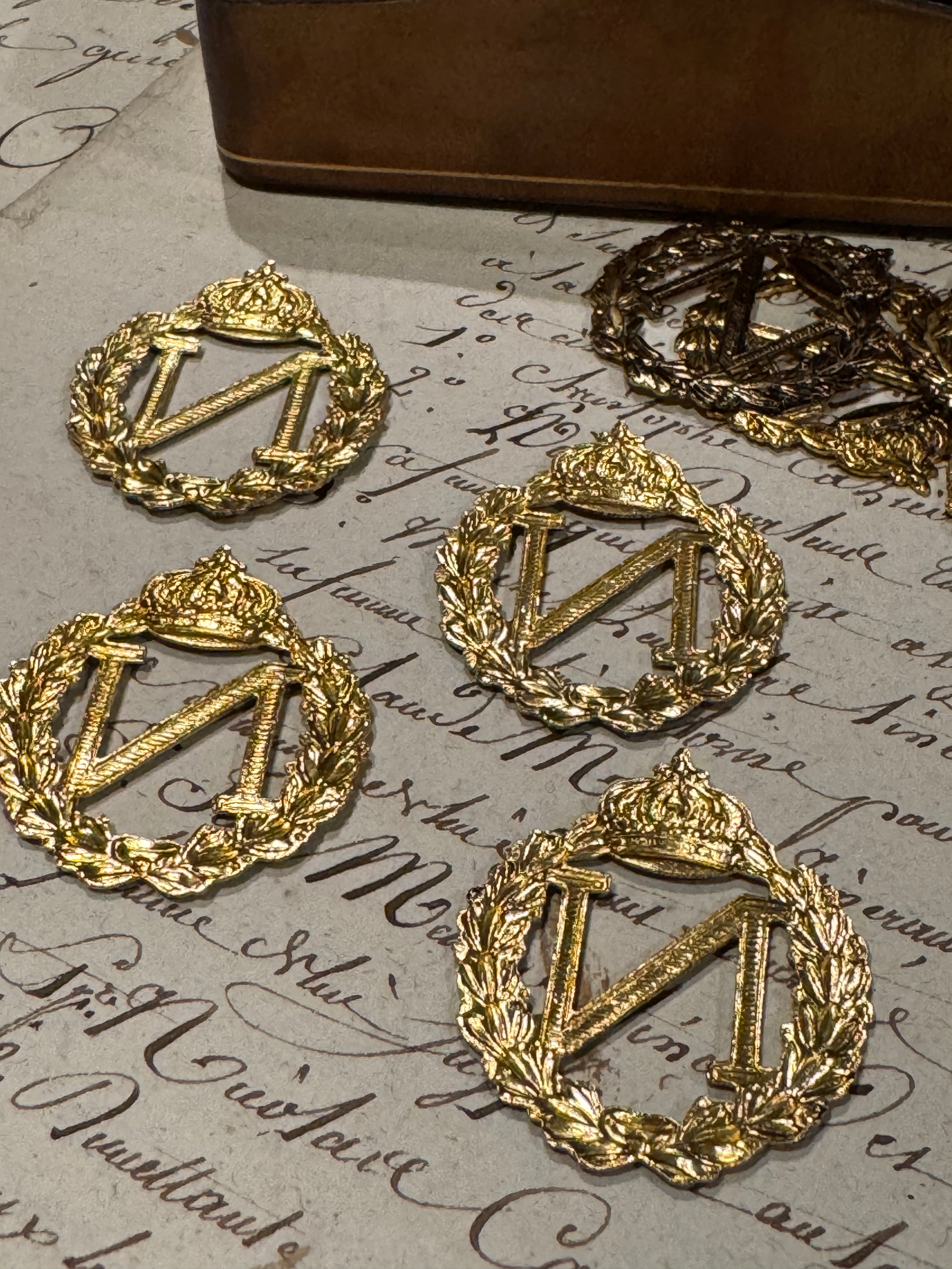 Napoleon Bonaparte I Brass Findings