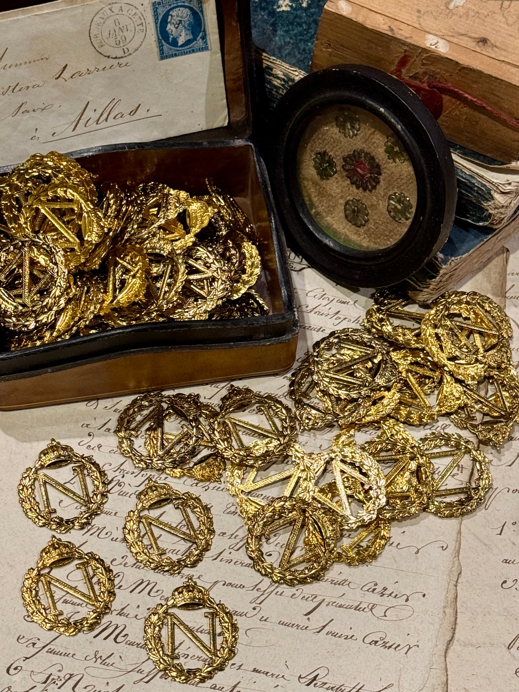 Napoleon Bonaparte I Brass Findings