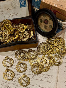 Napoleon Bonaparte I Brass Findings
