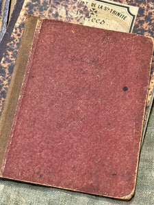 Antique French 1878 Notebook
