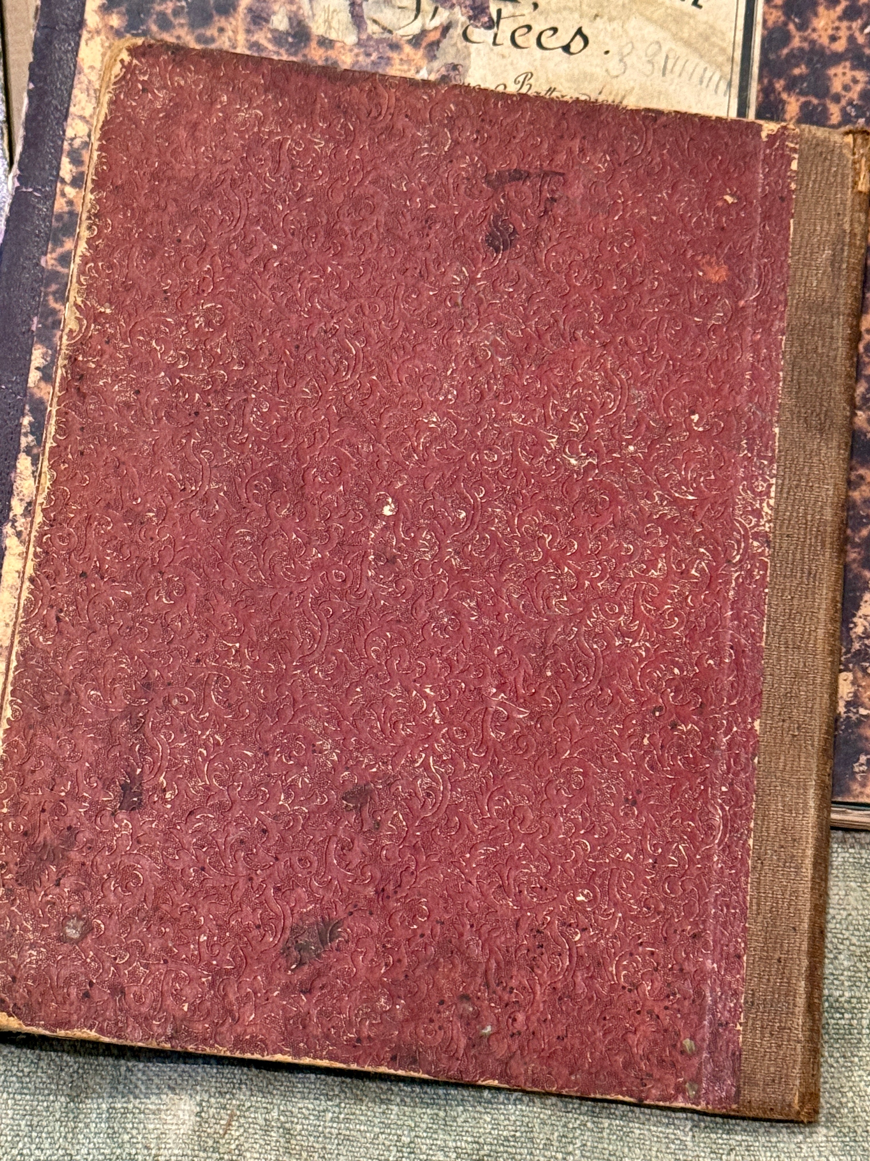 Antique French 1878 Notebook