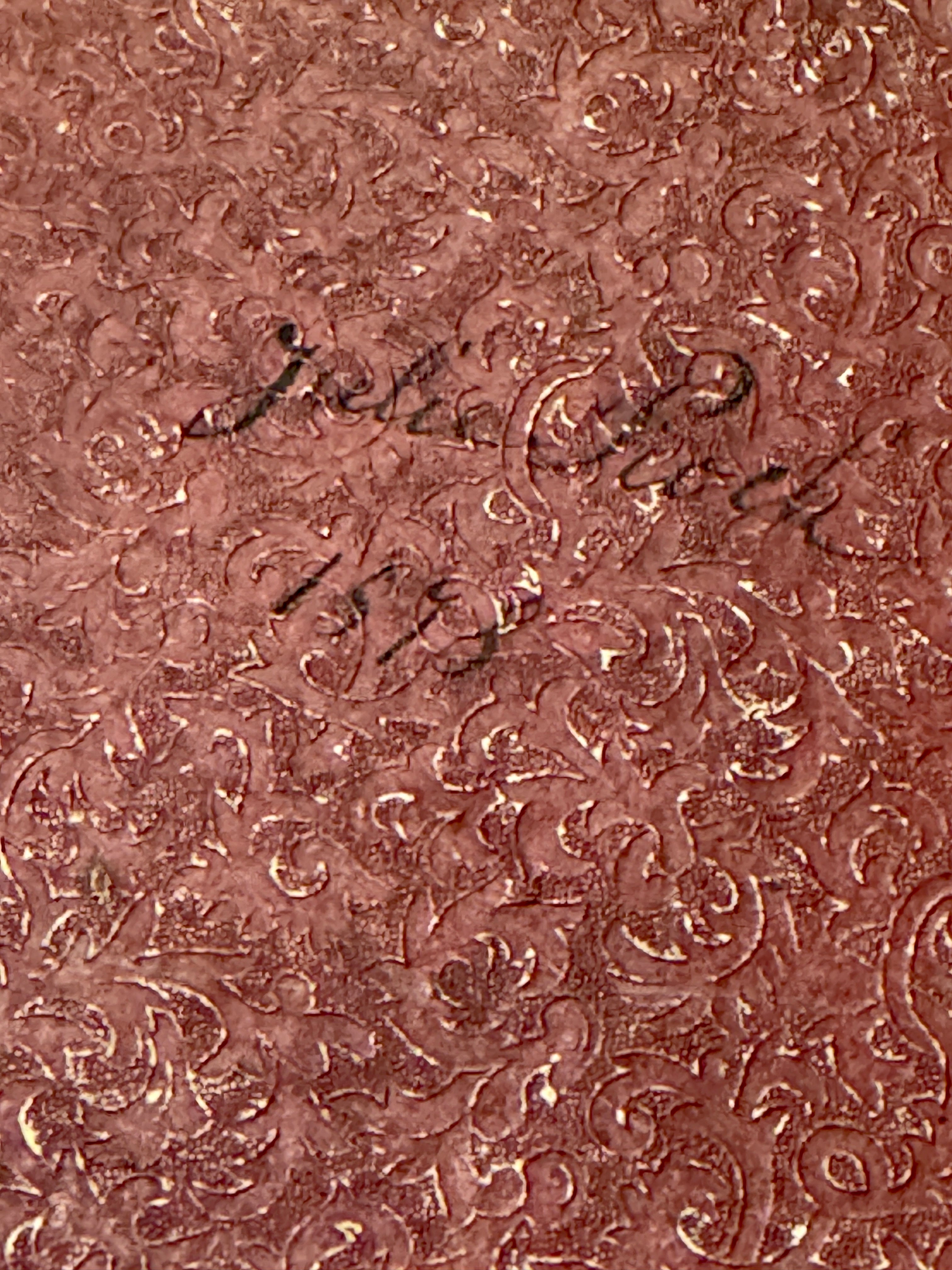 Antique French 1878 Notebook