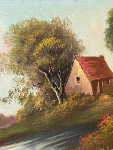 Original Signed Antique French Oil Painting - Barbazon Scool