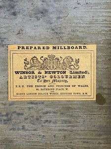 Antique English Oil Painting on Millboard Circa 1880's