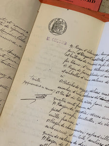 Original BEAUTIFUL Antique French Document folders