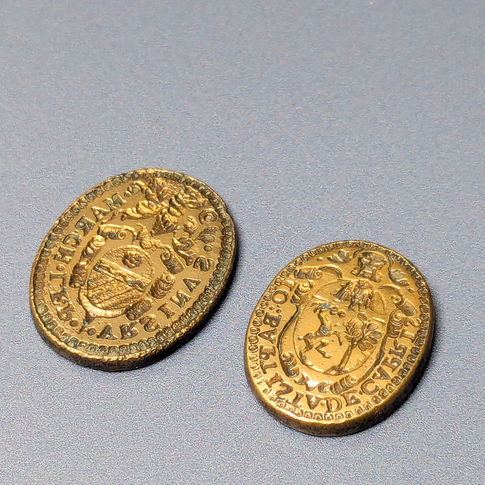 Pair of Small 18th Century Continental Armorial Wax Seals
