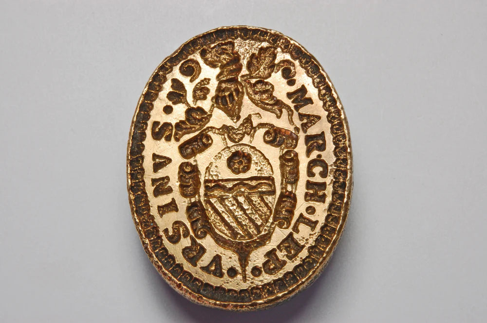 Pair of Small 18th Century Continental Armorial Wax Seals