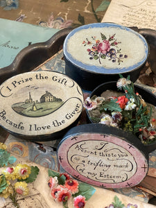 Antique French Paper Flower bundles