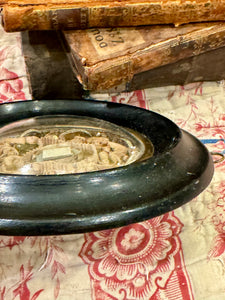 Antique 1800's French Paperolles Relic with 8 Relics