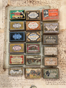 Antique and Vintage Pen Nib Boxes