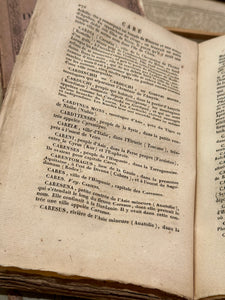 1820s PINK French DICTIONNAIRE De Geographie