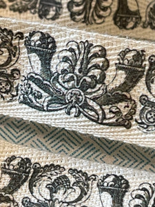 Woodcut Royal French Plume Ribbon