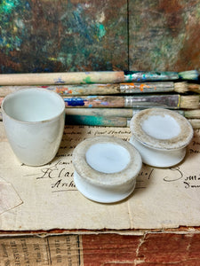 Antique French Paint Palettes - Set/3
