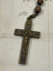 Antique French Rosary - ROS13