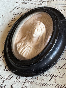 1800s French Religious Icon - Madonna