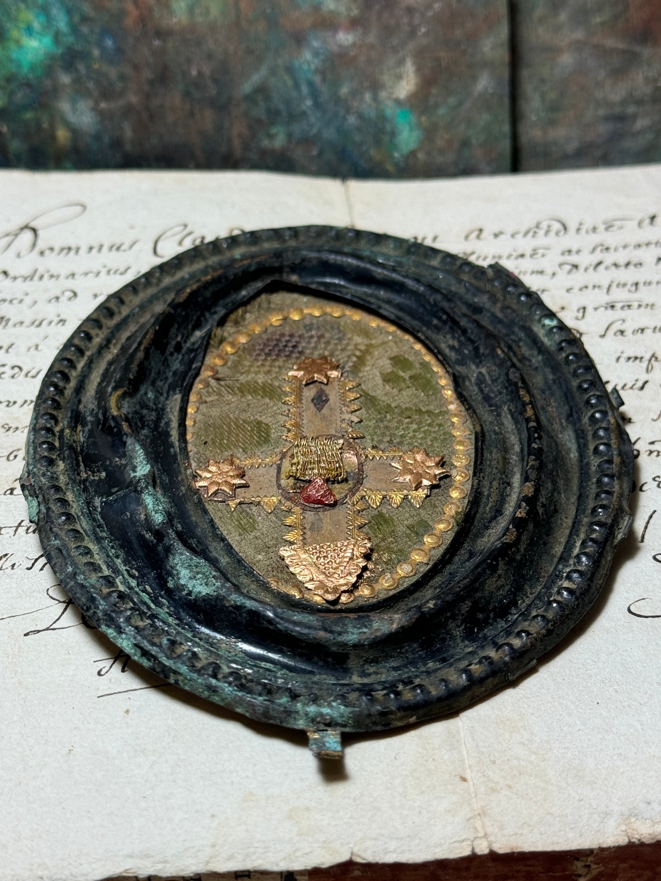 Late 1700's - Early 1800's French or Italian Religious Relic