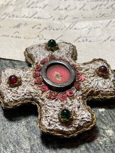 Antique Italian Cross Relic - late 1700's - early 1800's