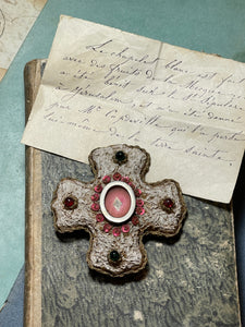 Antique Italian Cross Relic - late 1700's - early 1800's