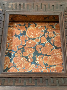 Early French Antique Niche Relic Cabinet