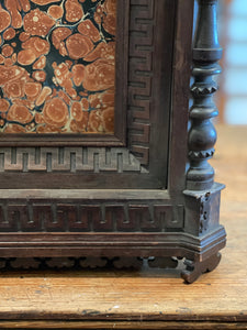 Early French Antique Niche Relic Cabinet