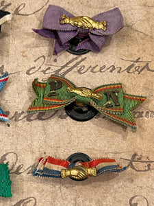 Antique French Relief or Mutual Aid Badges