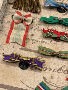 Antique French Relief or Mutual Aid Badges