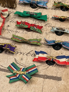 Antique French Relief or Mutual Aid Badges