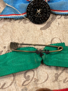 Antique French Relief or Mutual Aid Badges