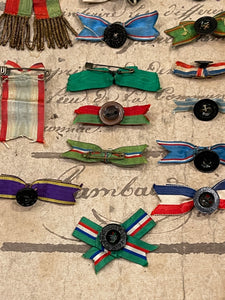 Antique French Relief or Mutual Aid Badges
