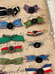Antique French Relief or Mutual Aid Badges