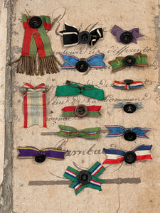 Antique French Relief or Mutual Aid Badges