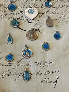 Original Vintage Blue Medals from France - RM17