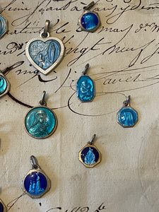 Original Vintage Blue Medals from France - RM17