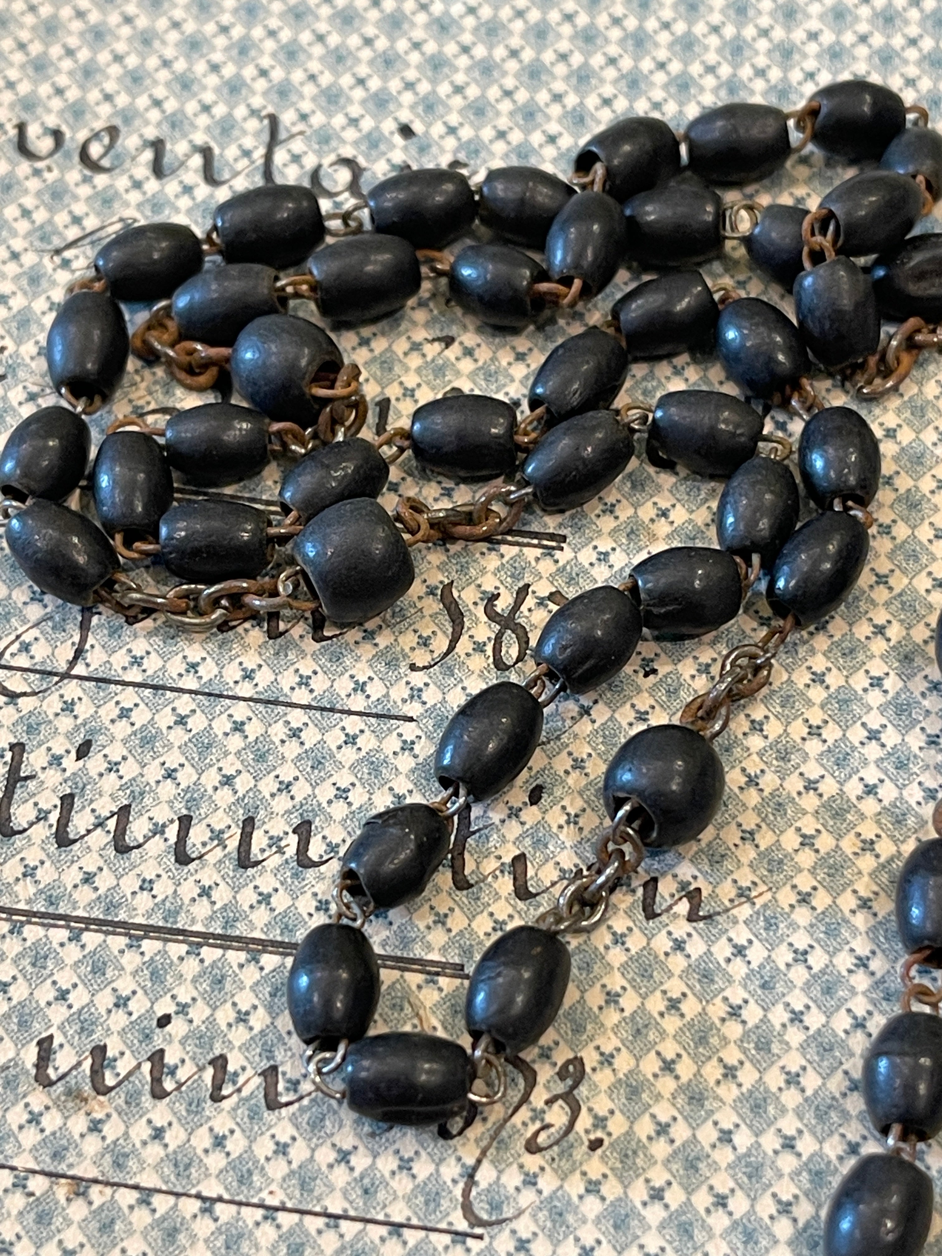 French Rosary and Small Medals - ROS7