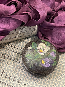 Distressed Aged  Sangria Ribbon Approximately 5 yards