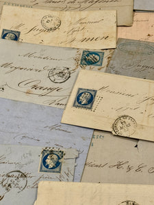 Sets of 5 VERY Old Correspondence from France - 1800's