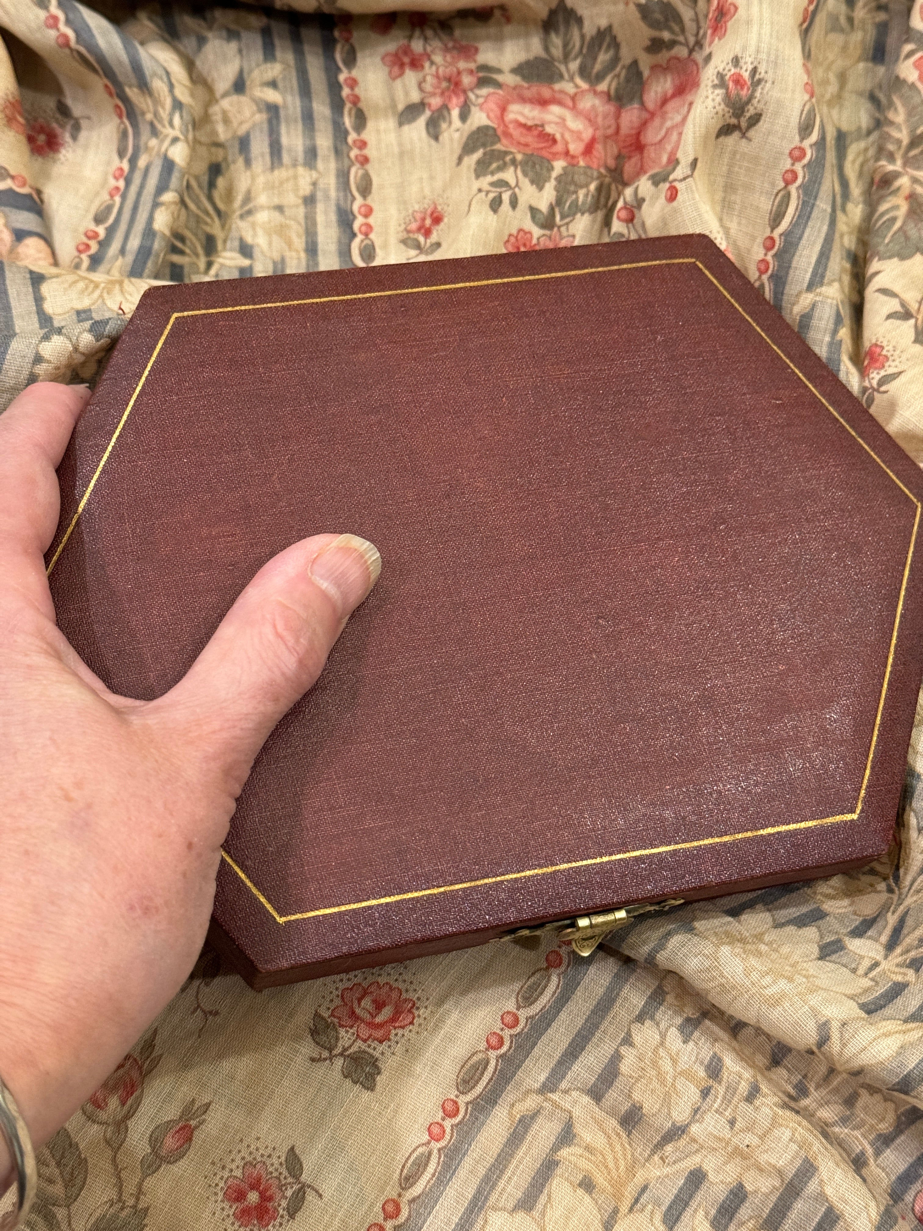 Large Antique French Sewing Case Etui